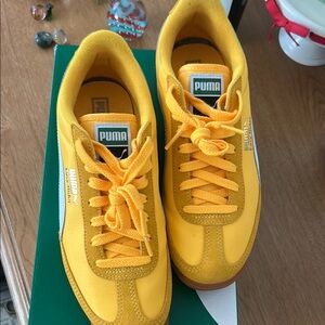 Puma Kids Yellow Sneakers